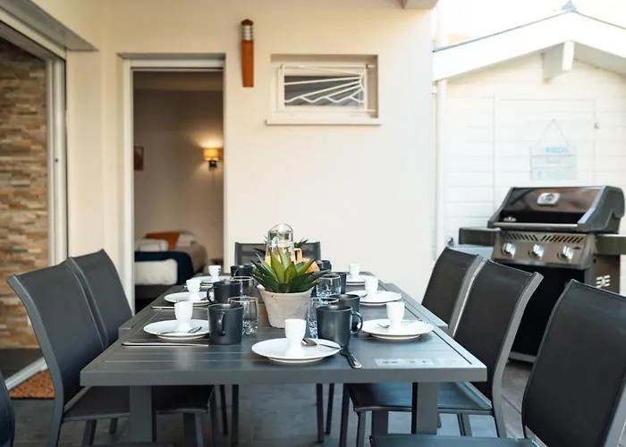 Vakantiehuis Eyrac - Contemporain Et Familial Au Port D'arcachon